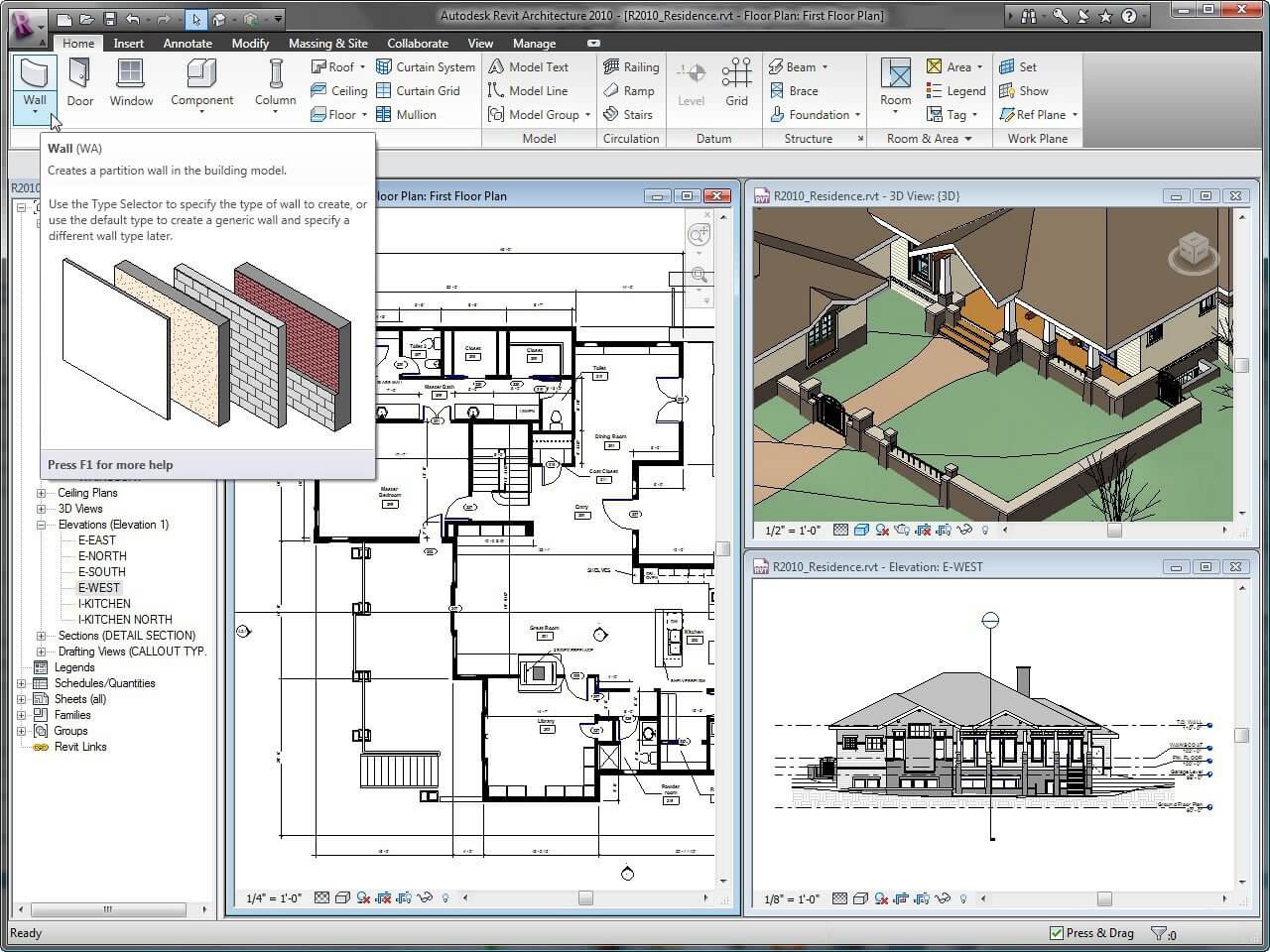 how to show dimensions in autodesk revit 2018